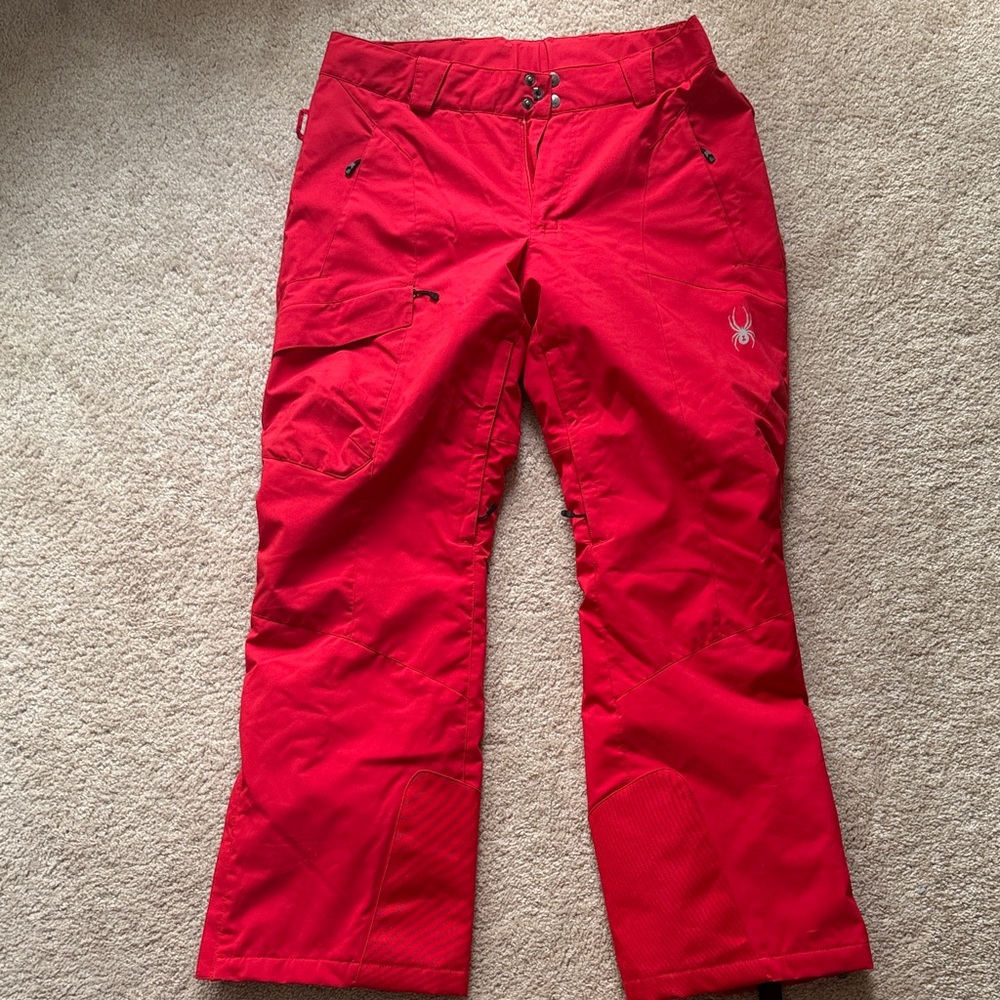 Spyder Bright Red Snow/Ski Pants